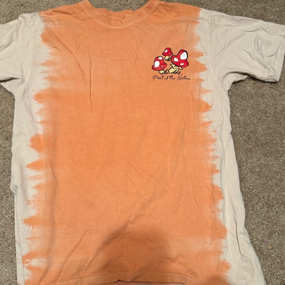 Smurfs tie dye shirt